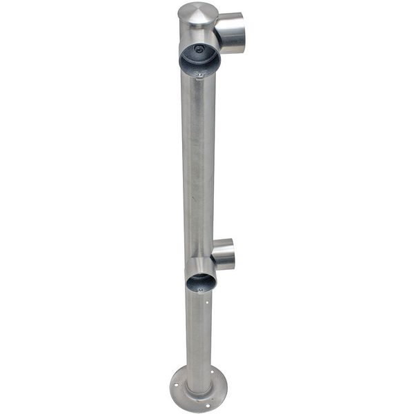 Adapta-Rail, Corner Post, Polished Chrome