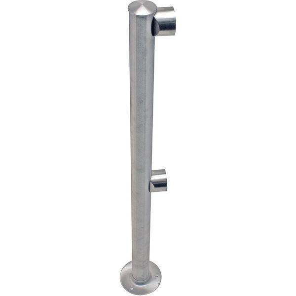 Adapta-Rail, End Post, Polished Chrome