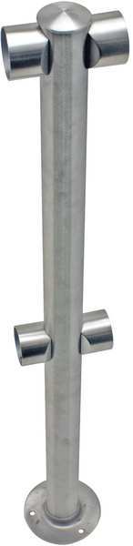 Adapta-Rail, Center Post, Polished Chrome