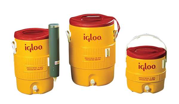 Beverage Cooler, 2 gal., Yellow
