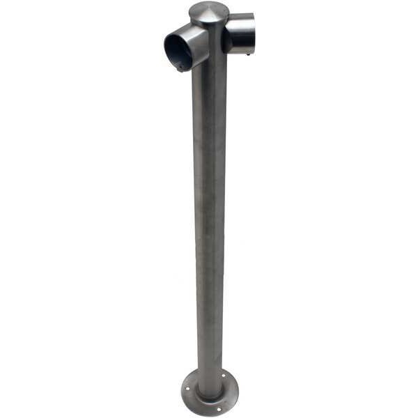 Adapta-Rail, Angle Post, Satin Stainless