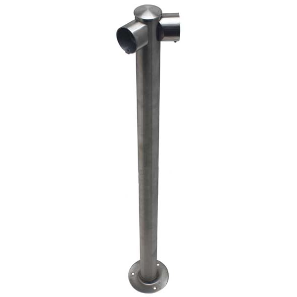 Adapta-Rail, Angle Post, Satin Stainless