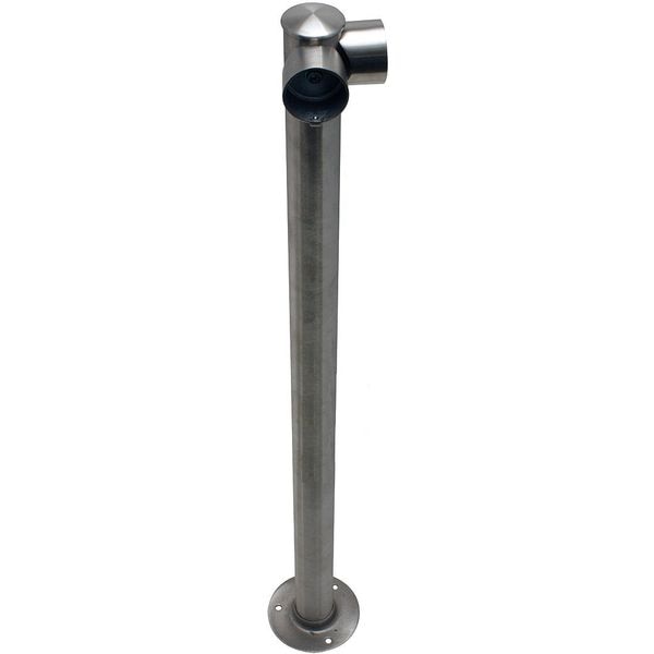 Adapta-Rail, Corner Post, Satin Stainless