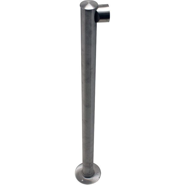 Adapta-Rail, End Post, Satin Stainless