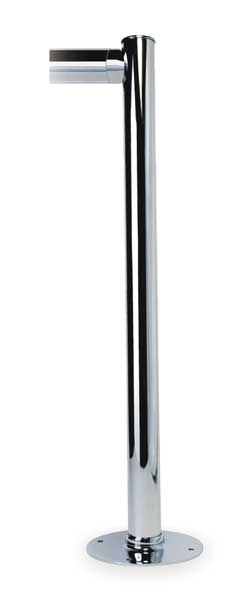 Adapta-Rail, End Post, Satin Stainless