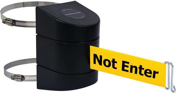 Belt Barrier, Black, Belt Color Yellow