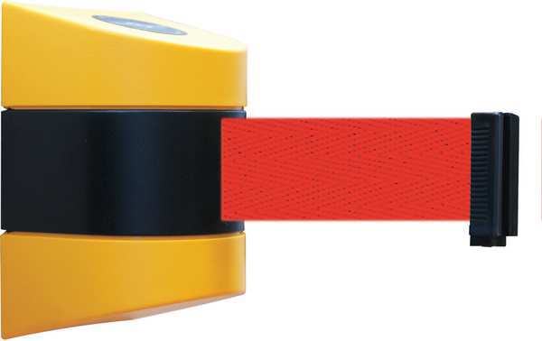 Belt Barrier, Yellow, Belt Color Red