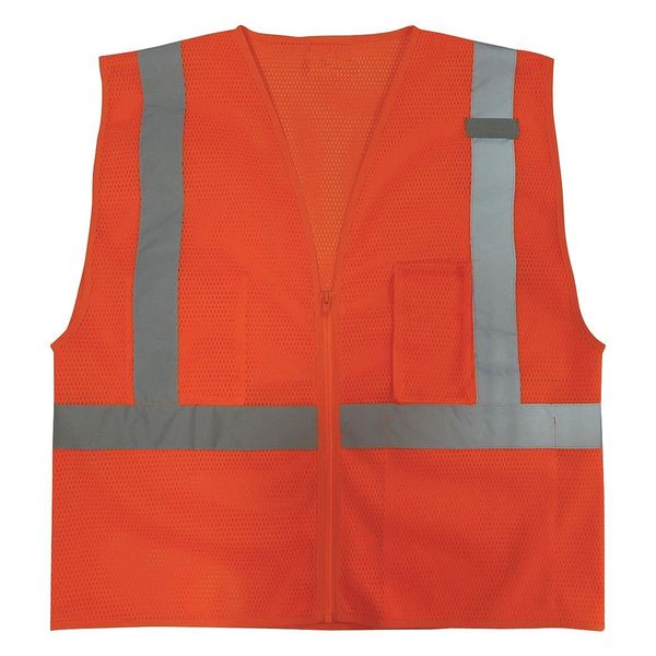 3XL Class 2 High Visibility Vest, Orange