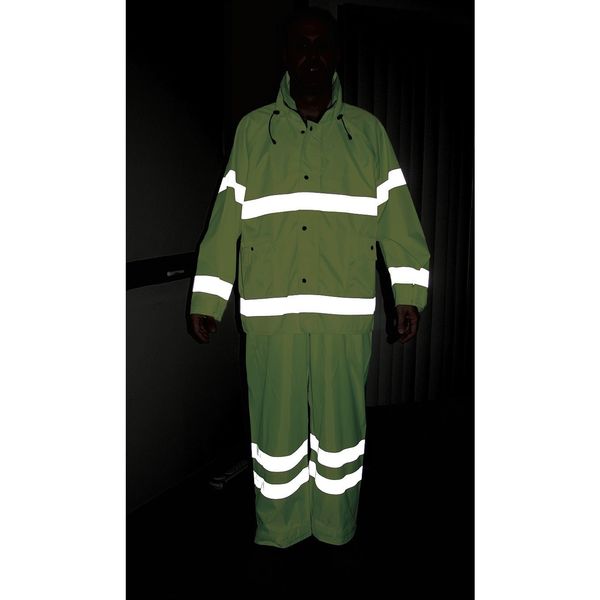 Rain Suit, Class 3, Hi-Vis Yellow/Green, S/M