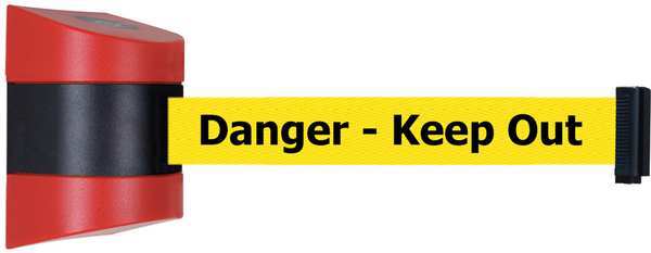 Belt Barrier, Red, Belt Color Yellow
