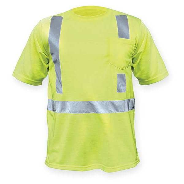 5XL Polyester T-Shirt, Lime