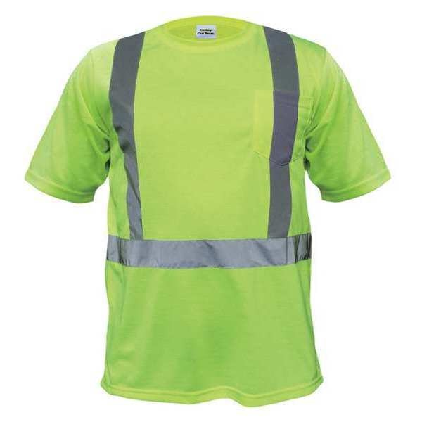5XL Polyester T-Shirt, Lime