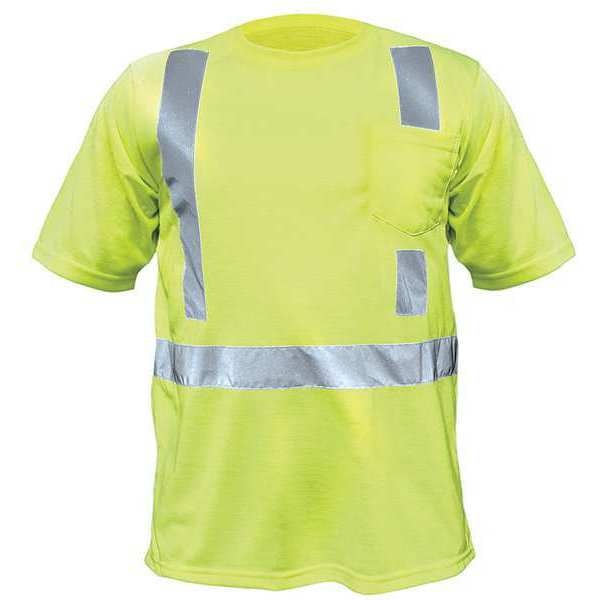5XL Polyester T-Shirt, Lime