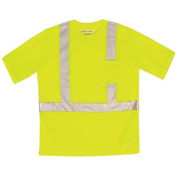 5XL Polyester T-Shirt, Lime