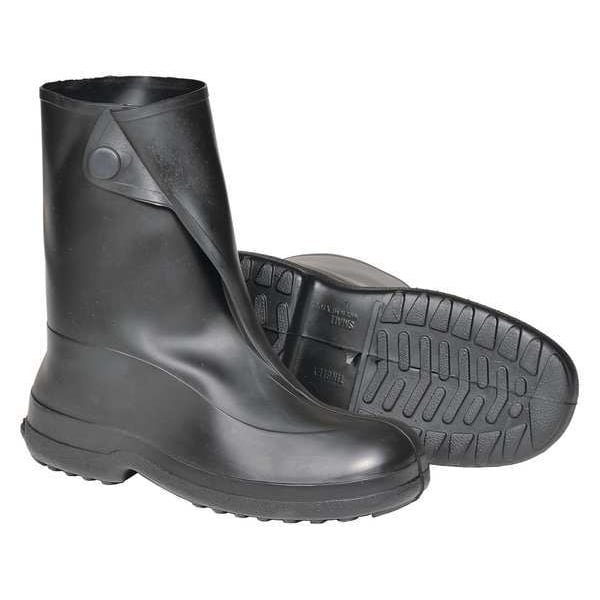 Overboots, Mens, 3XL, Button, Black, Rubber, PR