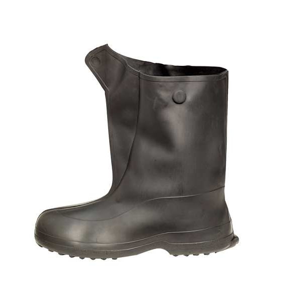 Overboots, Mens, 3XL, Button, Black, Rubber, PR