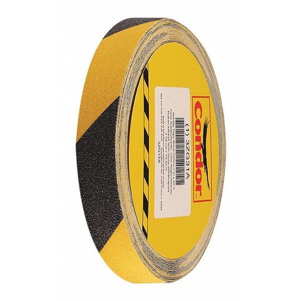 Anti-Slip Tape, Black/Yellow, 1inx60ft