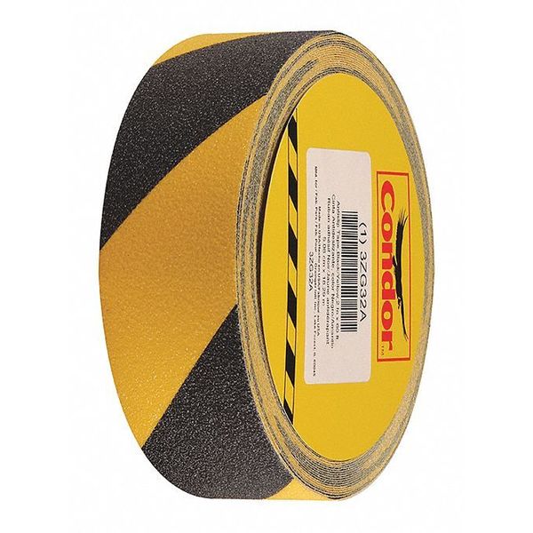 Anti-Slip Tape, Black/Yellow, 2inx60ft