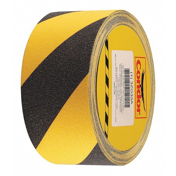 Anti-Slip Tape, Black/Yellow, 3inx60ft
