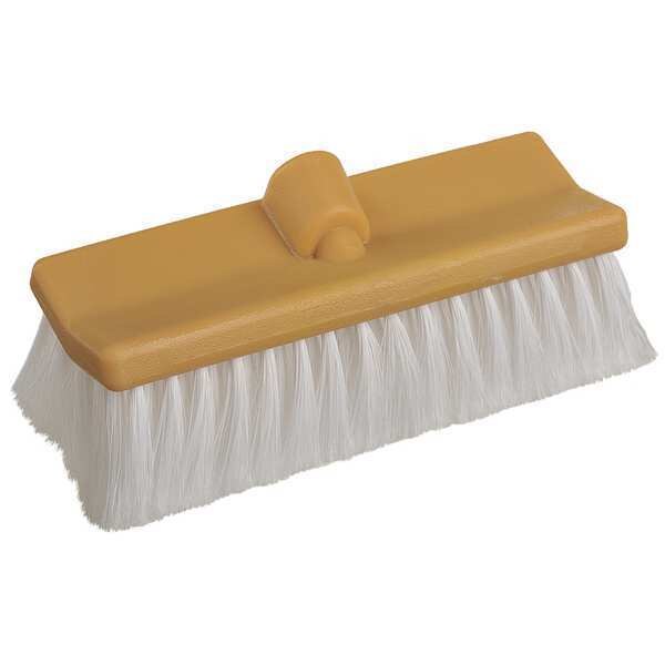 6 in W BRUSH, 10 in L Brush, White, Polypropylene, 10 in L Overall
