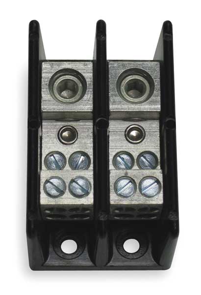 Pwr Dist Block, 175A, 2P, 600VAC, 1P Primary
