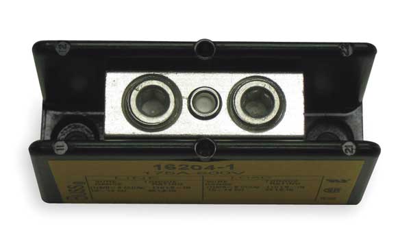 Pwr Dist Block, 175A, 1P, 2/0-8 AWG, 600VAC, Depth: 1.75 in