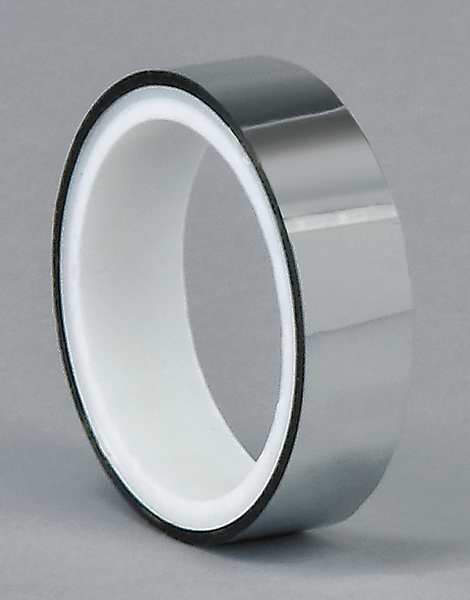 Metalized Film Tape, Silver, 1/4In x 5Yd