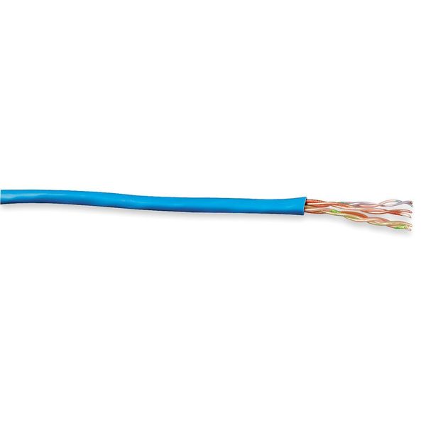 Cable, Cat 5e, 24 AWG, 100 ft, Blue