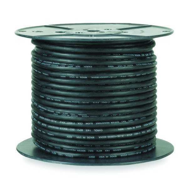 16 AWG 2 Conductor Carolprene Portable Cord 300V 250 ft. BK