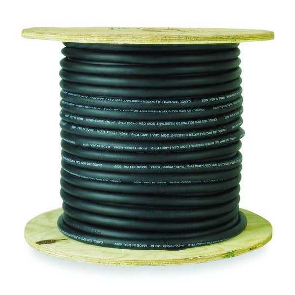 16 AWG 3 Conductor Carolprene Portable Cord 600V 250 ft. BK