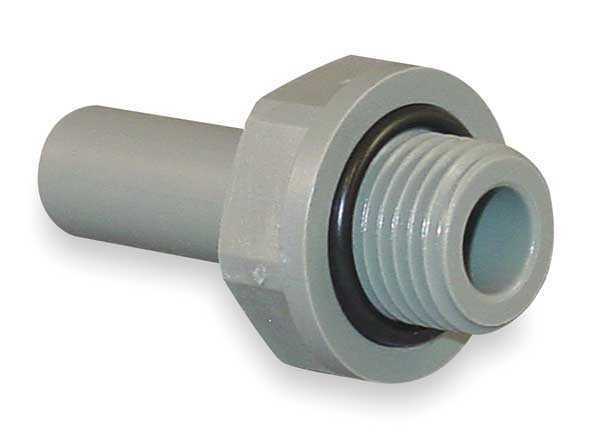 Adapter, 5/16 In. Stem OD, Gray, PK10