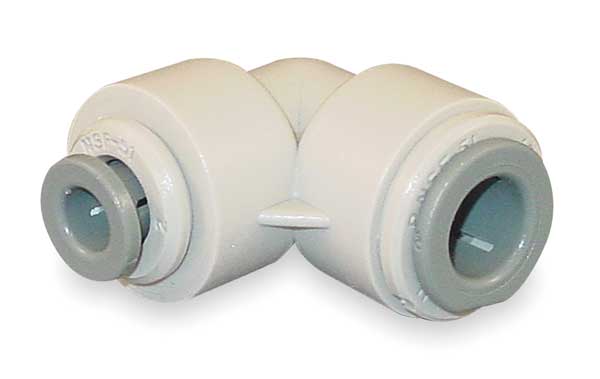 Acetal Copolymer Reducing Elbow, 90 Degrees, 3/8 in x 5/16 in Tube Size