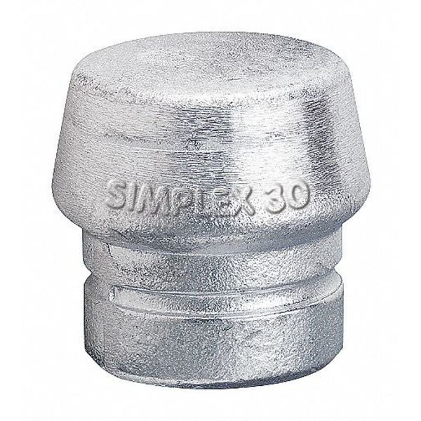 Hammer Tip, 2 In, Hard, Silver