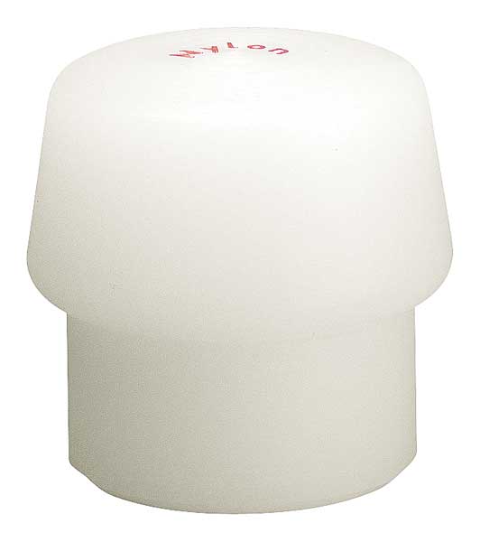 Hammer Tip, 1 9/16 In, Hard, White