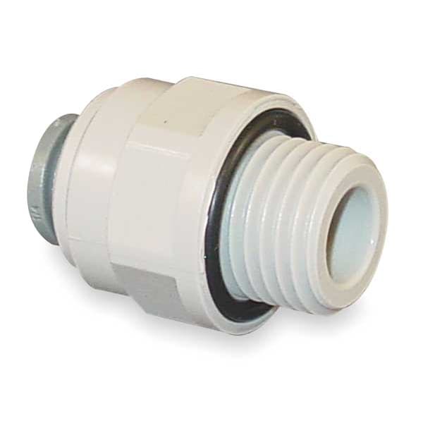 Acetal Copolymer Male Adapter, 1/4 in Tube Size
