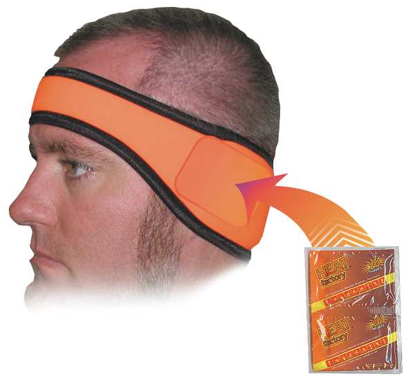 Headband, Orange, Universal