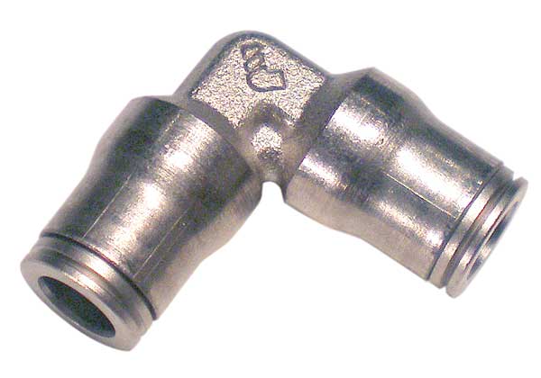 Nickel Plated Brass 90 Degree Union Elbow, 5/16 in Tube Size