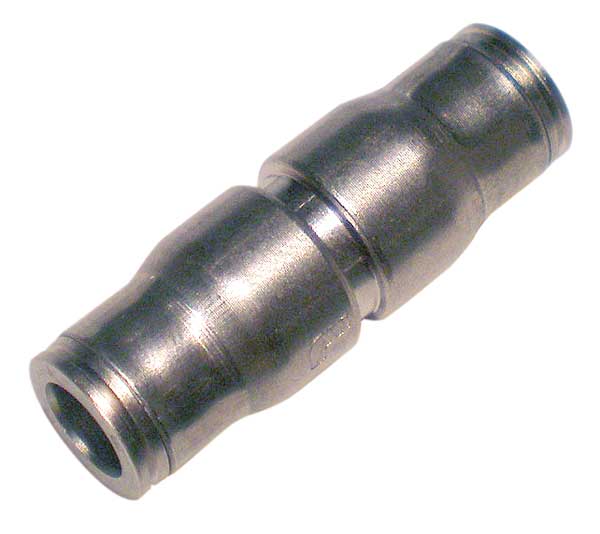 Nickel Plated Brass Union, 1/4 in Tube Size
