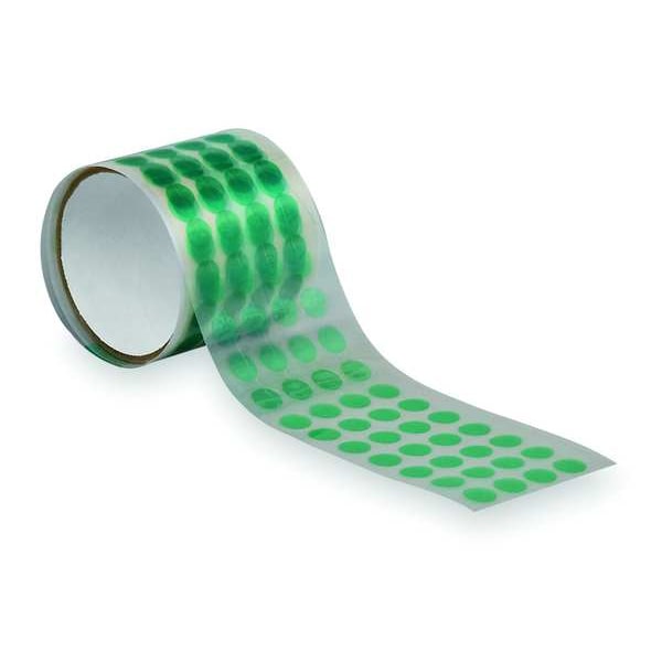 Masking Tape, Dark Green, 5/8 In Dia, PK250