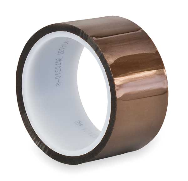 Film Tape, Polyimide, Amber, 6 In. x 36 Yd.