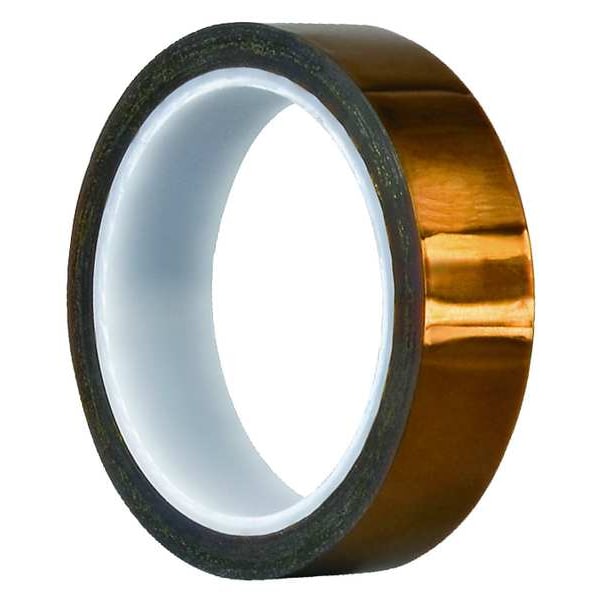 Film Tape, Polyimide, Amber, 2 In. x 36 Yd.