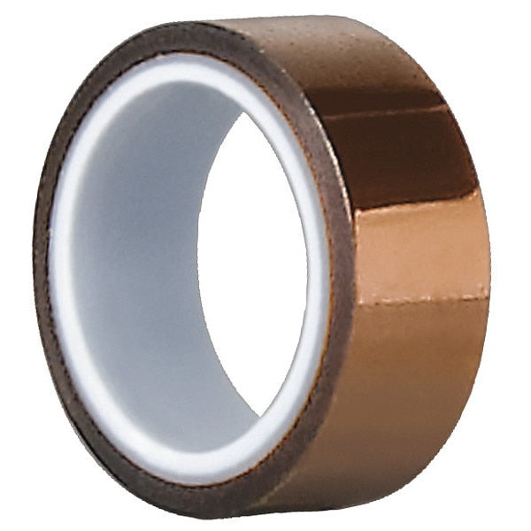 Film Tape, Polyimide, Amber, 1/2 In x 5 Yd