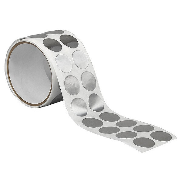 Foil Tape, 2 In., Shiny Silver, PK250