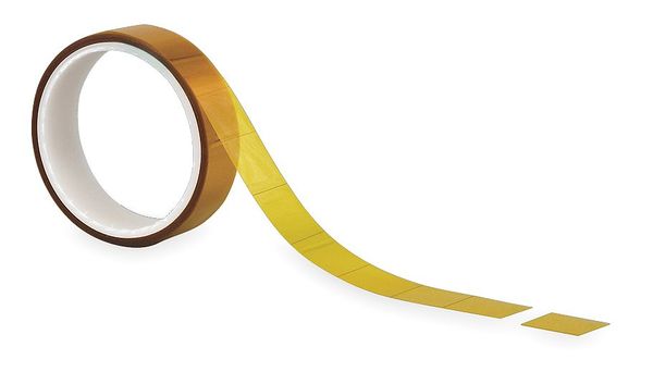 Film Tape, Polyimide, Amber, 1In x 1In, PK28