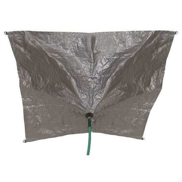 Tarpaulin, Drainage, Cut Size 5x5Ft