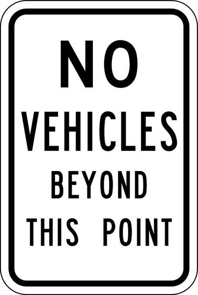Traffic Sign, 18 in Height, 12 in Width, Non-PVC Polymer, Vertical Rectangle, English