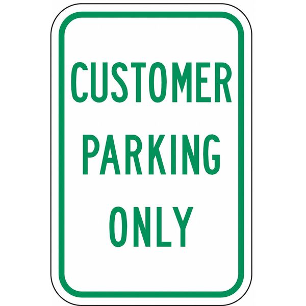 Customer Parking Only Sign, 18