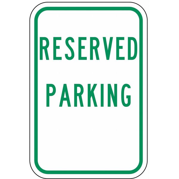 Reserved Parking Sign, 12