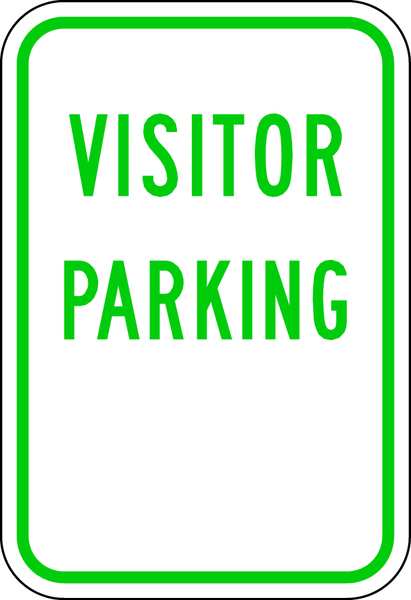 Visitor Parking Parking Sign, 18
