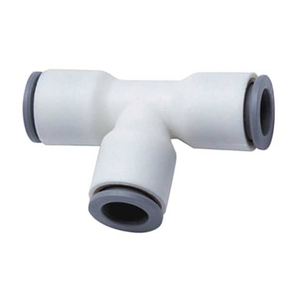 Nylon Union Tee, 3/8 in x 1/4 in Tube Size